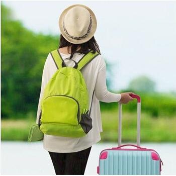 休闲户外运动双肩折叠背包防水