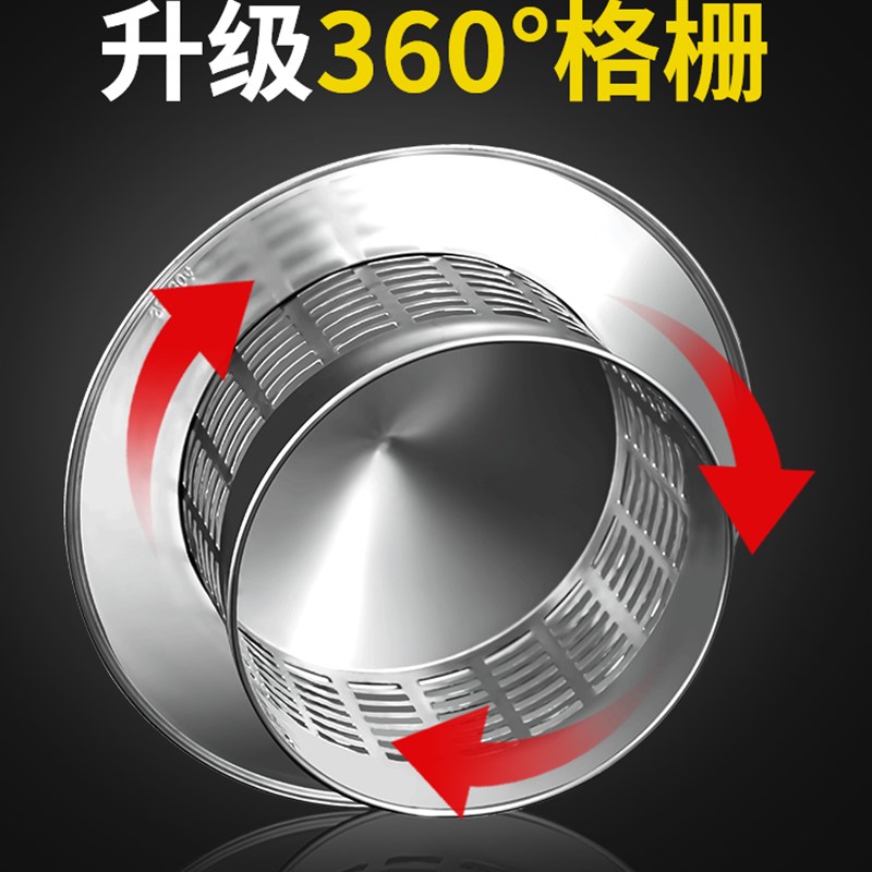 不锈钢烟囱防雨烟囱帽排烟道排气管防水盖室外烟囱盖防风帽