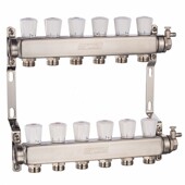 地暖分水器地热管水地暖一体门分集水器