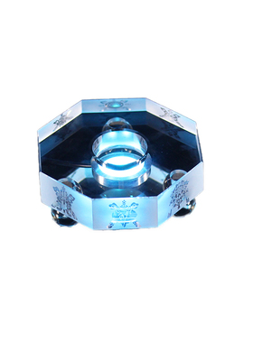 水晶球发光底座客厅玄关办公桌插电七彩变色定色黄光白光炫彩托底