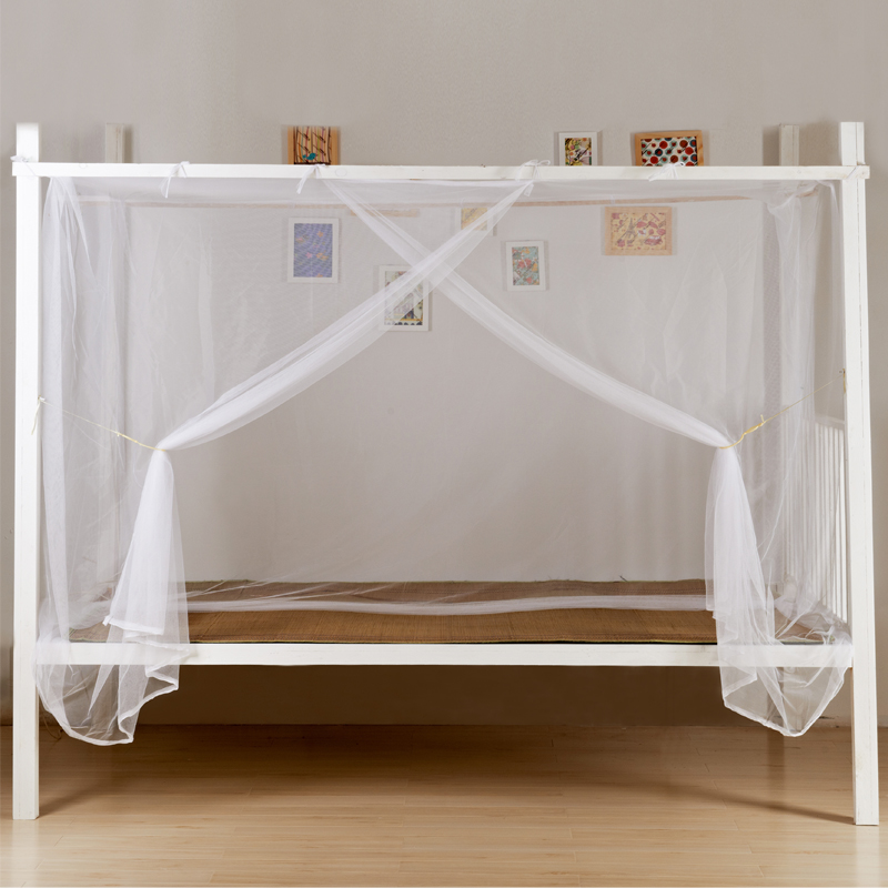 老式方顶加密宿舍寝l室上下铺0.9单人学生床通用防尘顶蚊帐1.8双