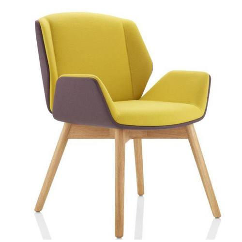 售楼接待签约椅酒店咖啡椅4S布面洽谈椅时尚休闲阅览椅商务会议椅