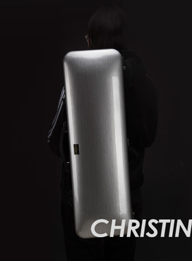 小提琴琴盒VB40-44银灰色长方形小提琴盒子 轻便易携带 4/4尺寸