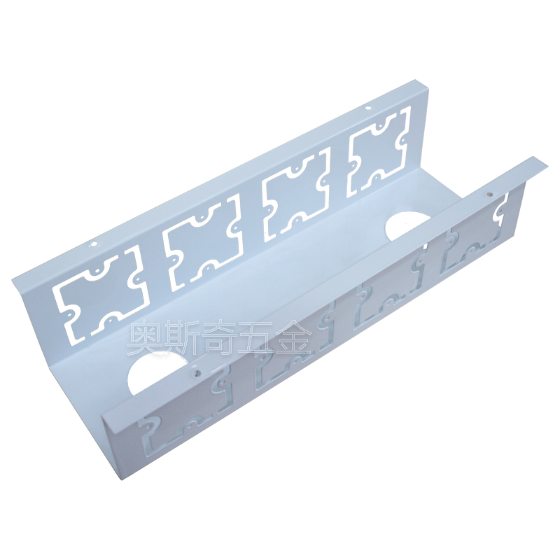 办公桌走线槽桌面过线盒桌底插座电线吊线槽电脑桌可安装8面板