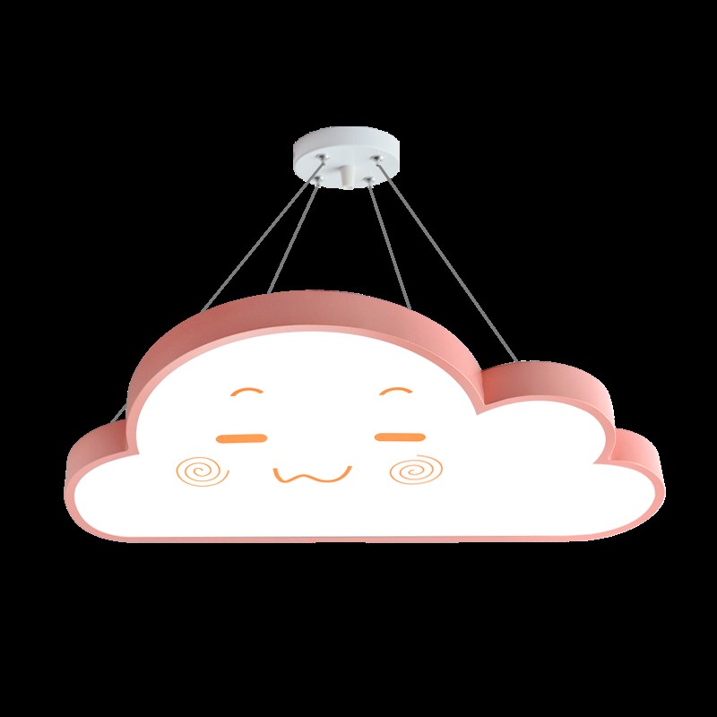 卡通笑脸云朵吊灯幼儿园教室走廊过道灯儿童淘气堡艺术机构造型灯