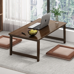 笔记本电脑桌卧室床上书桌懒人小桌子学生宿舍学习桌家用实木炕桌