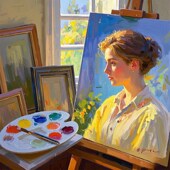 手绘油画定制真肖像宠物风景纯手工临摹写实抽象客厅纯手绘代画