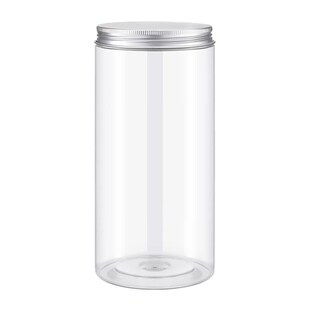个食品级塑料瓶饼干零食密封罐三七粉包装 糖果圆形瓶子