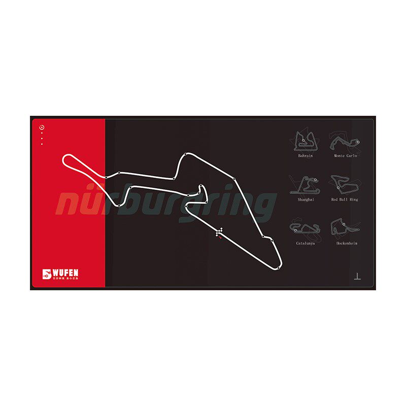 五分科技赛车模拟器地毯 方向盘支架座椅金钻绒地垫MOZ图马斯特