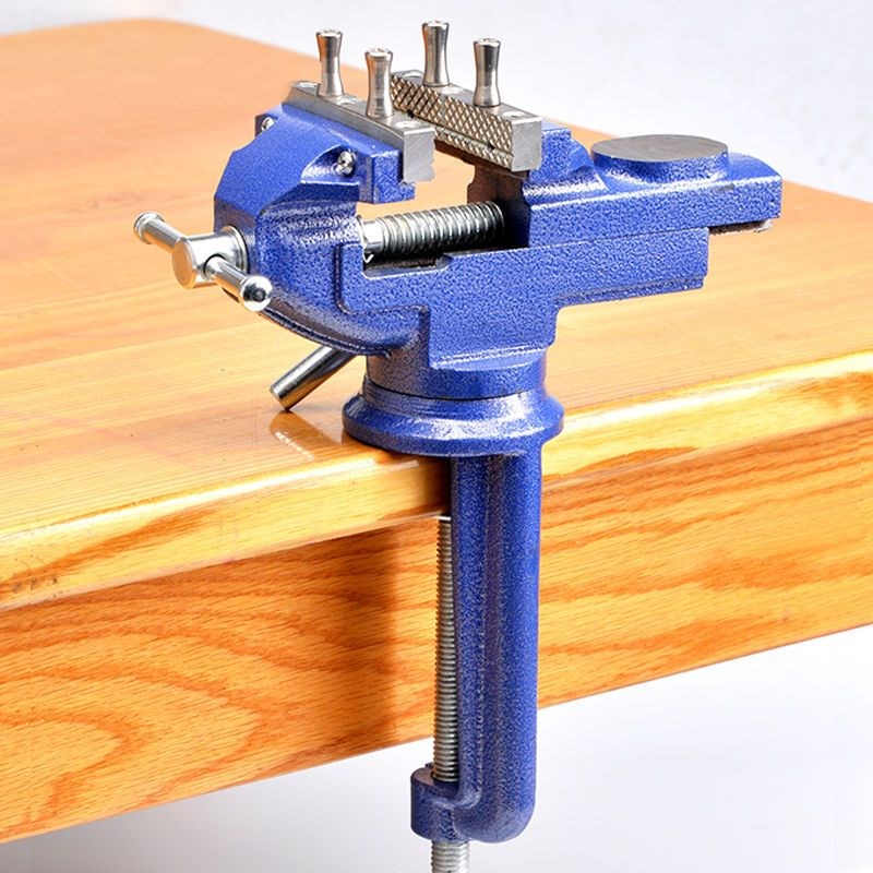 小台钳小型台虎钳迷你工作台家用桌钳夹具diy平口钳多功能夹钳子