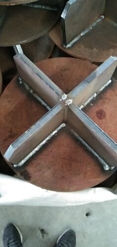 钢板切割建筑桩尖钢板焊接桩尖口闭口十字桩尖 管桩定制厂家