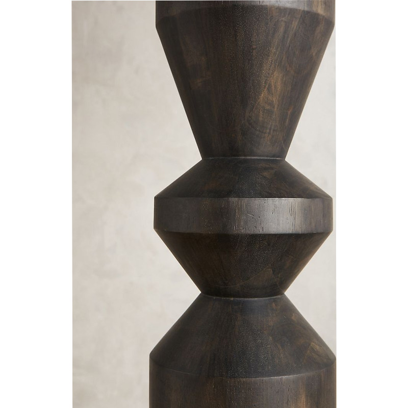 欧式木艺落地灯手工串珠灯罩创意复古别墅民俗客厅卧室装饰落地灯