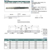 ....三节宽工业钢制线性滑轨