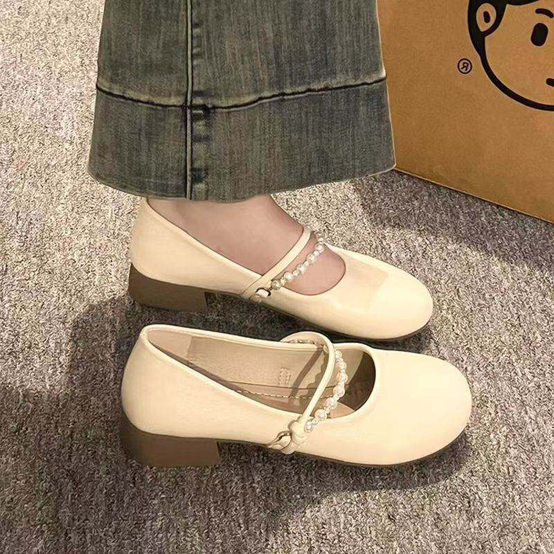 晚晚风温柔鞋平底单鞋女2026新款夏季玛丽珍鞋子配裙子软底孕妇鞋