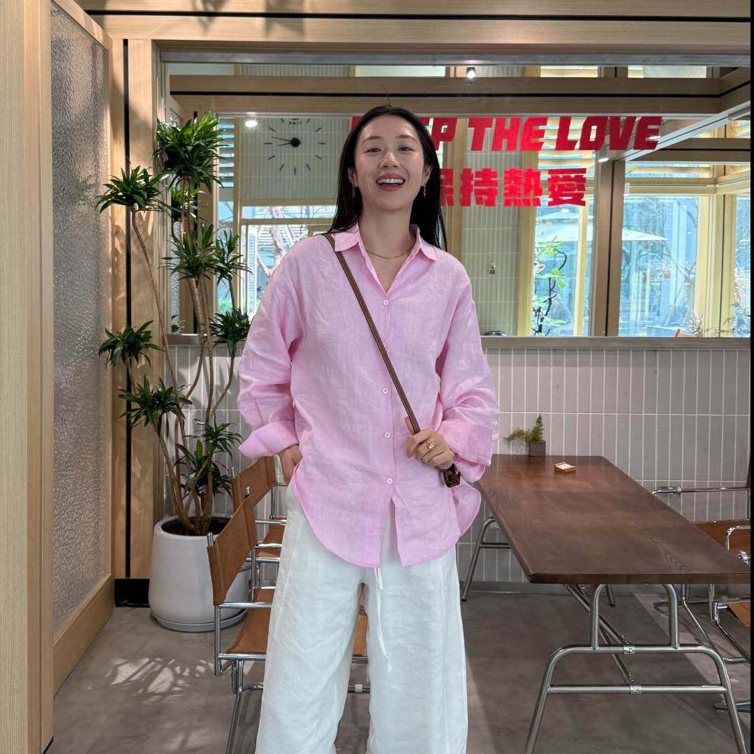 秋冬秋长袖衬衫领针织春季小众休闲韩版中长款设计感常规