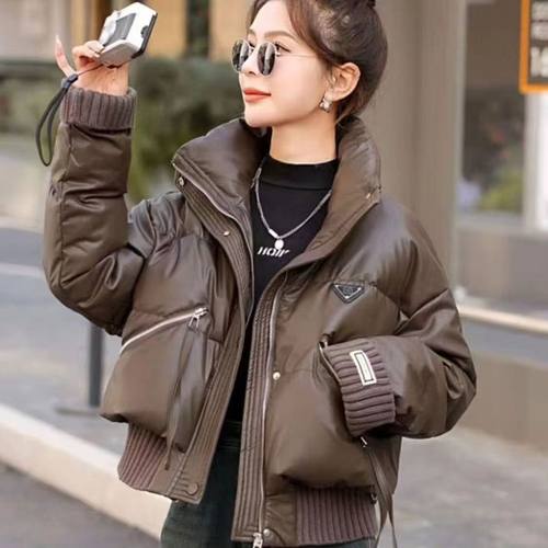 2025韩版短款免洗羽绒棉衣女装时尚洋气冬季棉服新款立领棉袄外套