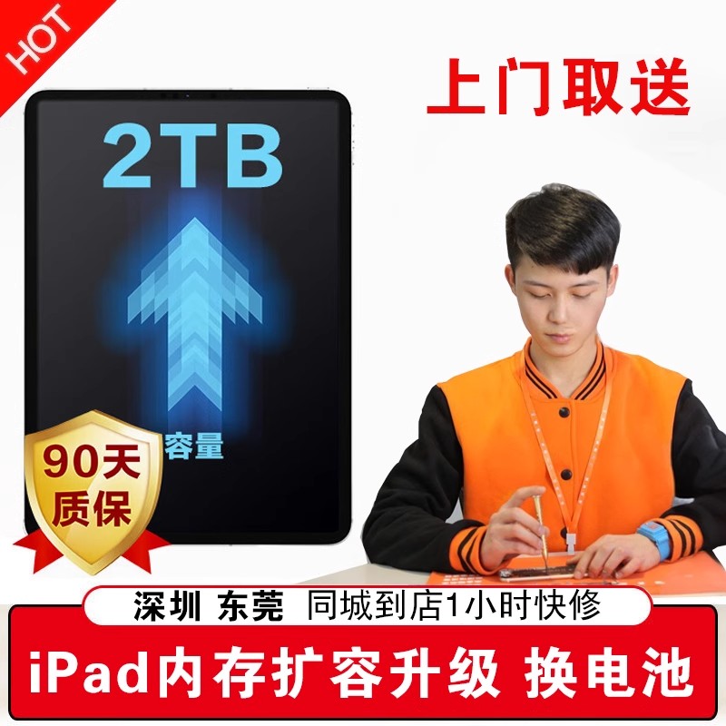 适用平板iPad扩容mini6/Pro3/Air2/4/5/2018升级扩内存更换硬盘