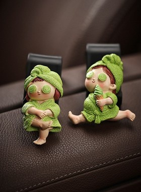 卡通汽车挂钩一对装座椅背挂勾隐藏式女车载内饰车饰车内用品大全