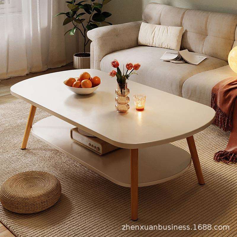 实木茶几小户型客厅家用茶桌卧室简易出租屋用新款现代简约小桌子