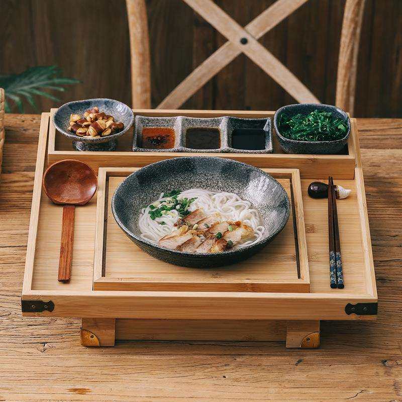 过桥米线面碗套装民宿餐盘家用汤碗碟餐厅酒店竹木餐具搭配釉下彩,五金/工具,其他电线电缆,淘宝优惠券,粉丝福利购,淘宝优惠卷