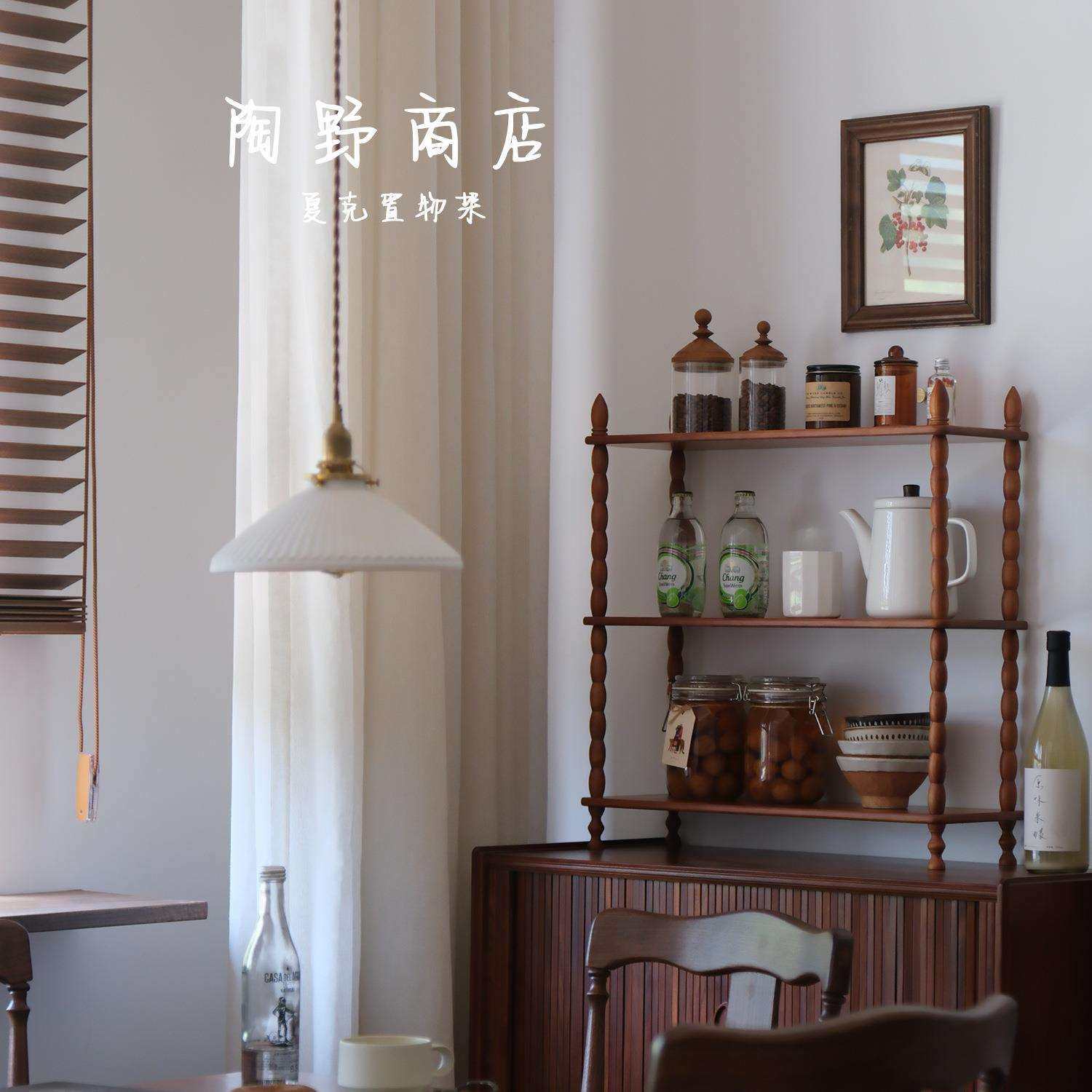 |法式中古夏克置物架隔板书架咖啡店日式复古展示杯架,3C数码配件,USB灯,淘宝优惠券,粉丝福利购,淘宝优惠卷