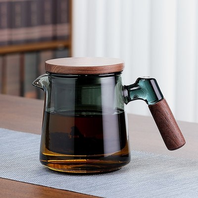 玻璃泡茶壶耐高温加厚隔热过滤红茶具家用茶水分离花茶壶煮茶套装