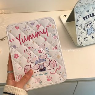 化妆镜便携家用高级感学生宿舍桌上 网红梳妆台折叠镜子桌面台式