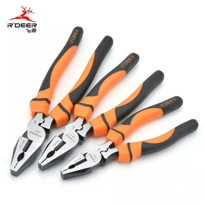 货源直供飞鹿偏心省力钢丝钳6寸7寸8寸铬钒钢老虎钳尖嘴钳斜嘴钳