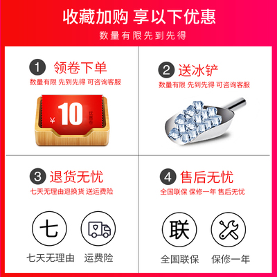 维思美电动刨冰机大功率破冰机全自动奶茶店雪花沙冰机商用碎冰机