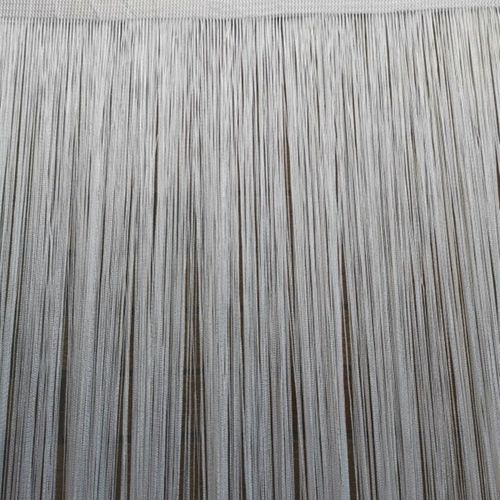 定制魔术贴6层纯色加密线帘 珠宝店客厅卧室装饰流苏隔断帘窗帘