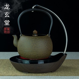 无涂层铸铁壶烧水复古泡茶壶电陶炉煮茶器自动上水纯手工家用 日式