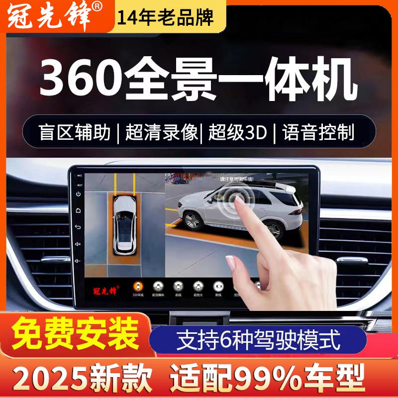 360度全景行车辅助系统倒