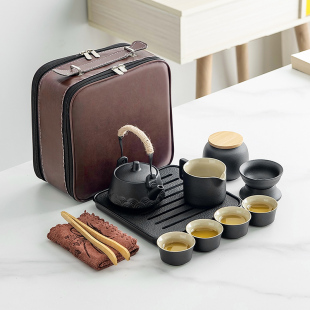 便携式 家用简约全套茶壶泡茶办公室定制 旅行装 备出差功夫茶具套装