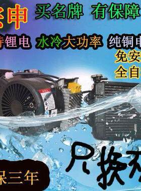 48v60v72v伏电动三轮车四轮车汽车轿车锂电水冷增程器汽油发电机