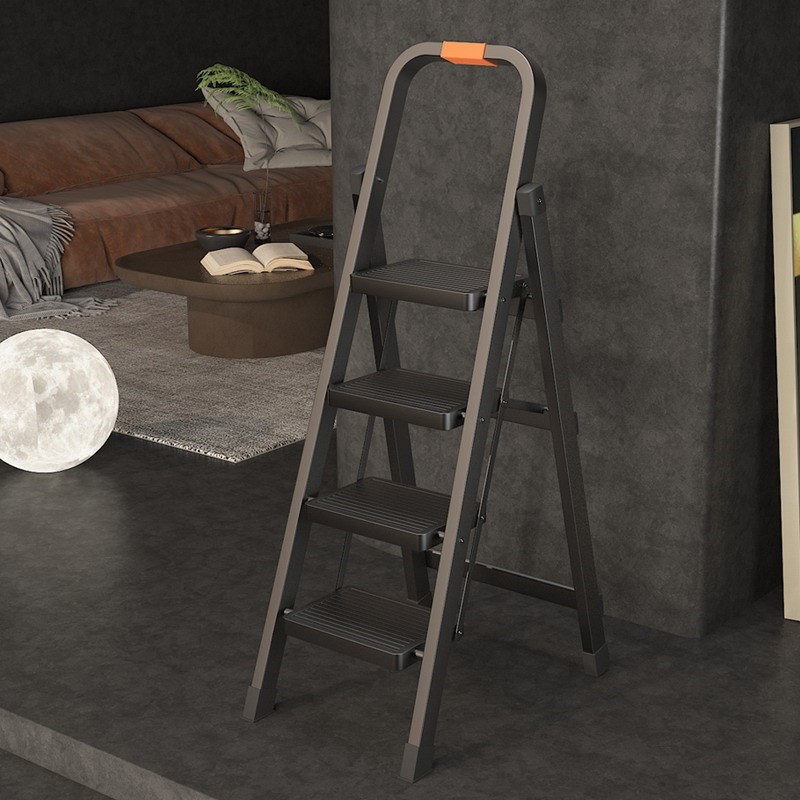 梯子家用多功能折叠伸缩加厚人字梯室内楼梯三四步爬梯轻便小梯凳
