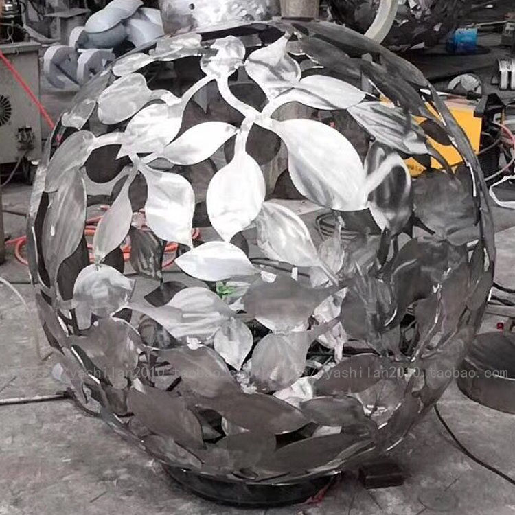 不锈钢铁艺铜金属类镂空发光球形雕塑摆件园林景观装置厂家定制做,商业/办公家具,雕塑,淘宝优惠券,粉丝福利购,淘宝优惠卷