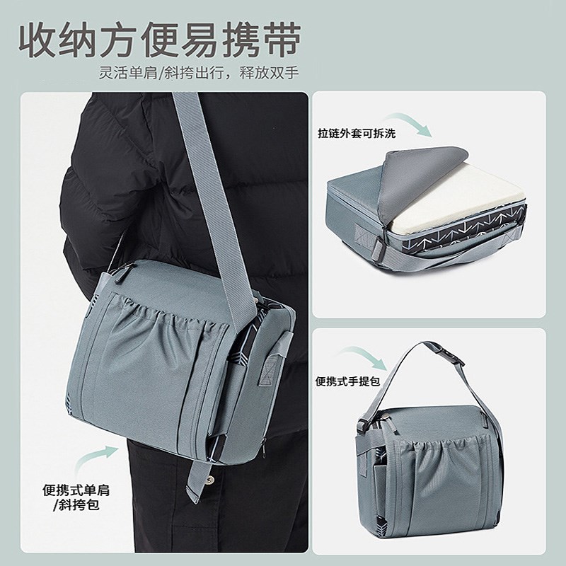 儿童餐椅吃饭增高座椅垫可折叠便携垫子婴儿宝宝加高椅子安全坐垫