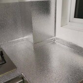 桌布柜子贴纸自粘铺水槽下 防水防油吕泊锡箔纸防潮垫铝厨房抽屉