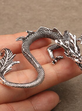 黄铜蛟龙生肖小金龙工艺品小摆件客厅办公室桌面装饰茶桌茶宠模型