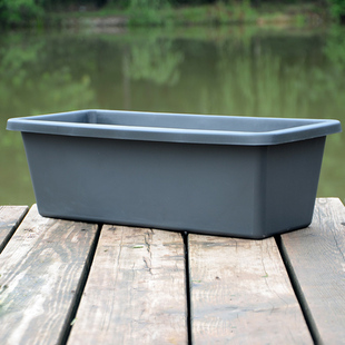 塑料花盆种菜加厚长方形阳台简约水培无孔盆长条型绿植花槽种植箱