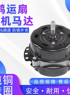 鸿运扇电机10线vZ电风扇转页扇Y寸220马达12寸换气扇S纯铜电机/