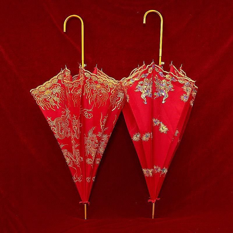 结婚红伞新娘伞红色出嫁雨伞中式婚礼迎亲用的婚伞婚庆陪嫁专用,节庆用品/礼品,婚房装扮用品,淘宝优惠券,粉丝福利购,淘宝优惠卷