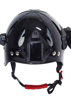 潜水头盔加厚防撞击耐海水腐蚀红色黄色多功能战术水域救援安全帽