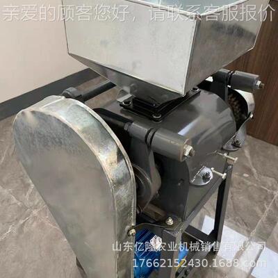 电动对辊式粮食碎 大豆榄燕麦挤扁机 橄机花CJA椒压碎机破价格