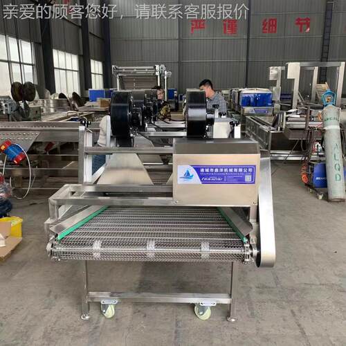 果蔬连续式翻XY4000转风干转 自动沥水设备 网带式强流风翻干机机