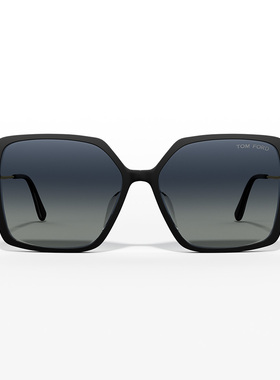 TOM FORD太阳镜 TF女士新款眼镜方形优雅大框墨镜显脸小 FT1039-F