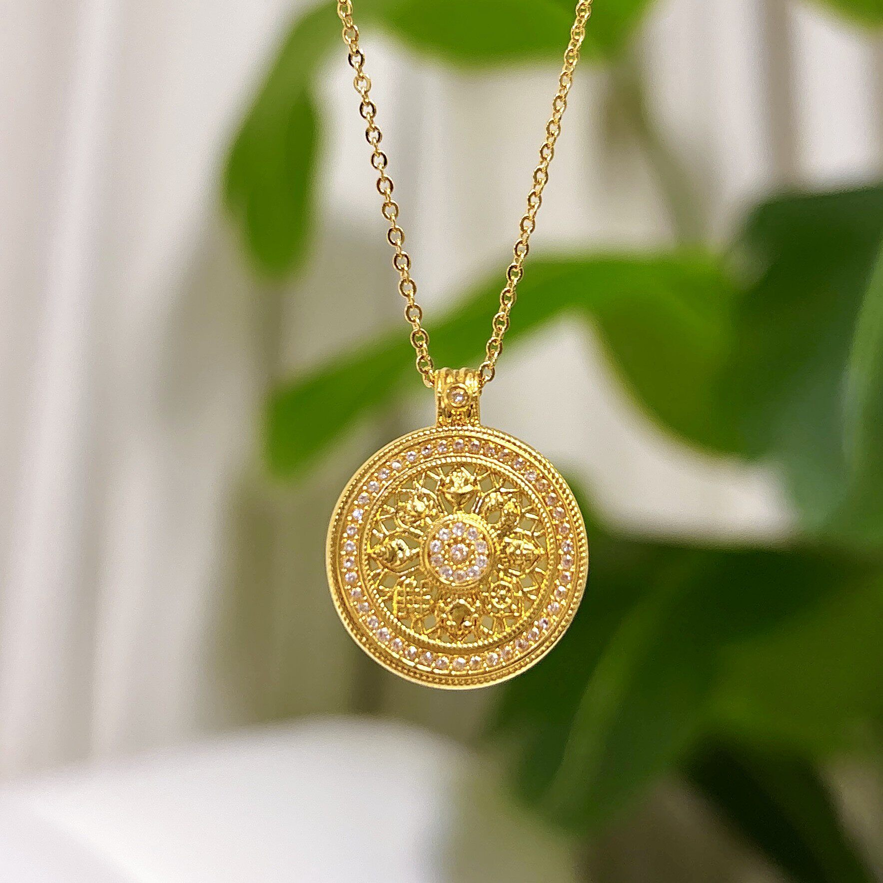 18K金吊坠 镶嵌工艺花丝八宝吊坠 80083,珠宝/钻石/翡翠,颈饰,淘宝优惠券,粉丝福利购,淘宝优惠卷