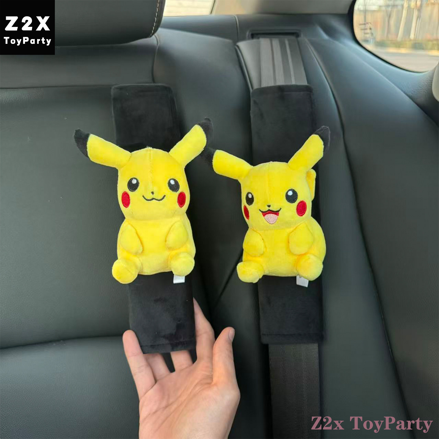 正版宝可梦皮卡丘汽车安全带护肩套车载内饰可爱小玩偶保险带装饰,汽车用品/电子/清洗/改装,手刹套/档把套/套饰套装,淘宝优惠券,粉丝福利购,淘宝优惠卷