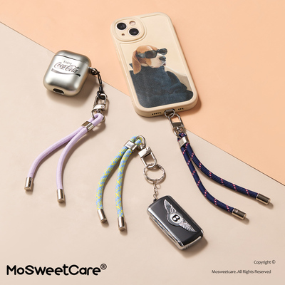 彩色简约手腕绳可调节防丢