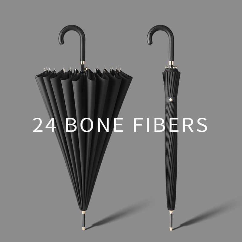 24骨直杆雨伞抗风加大加固长柄伞双人弯柄商务男女防暴雨专用,居家日用,伞,淘宝优惠券,粉丝福利购,淘宝优惠卷